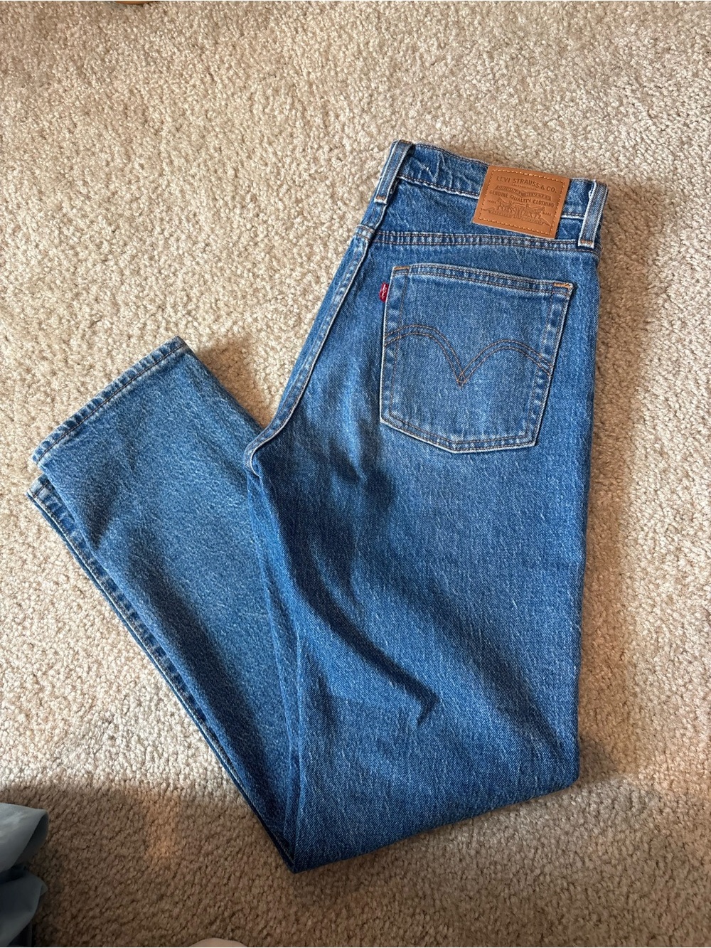 Levi's Straight-Leg Blue Women's Jeans